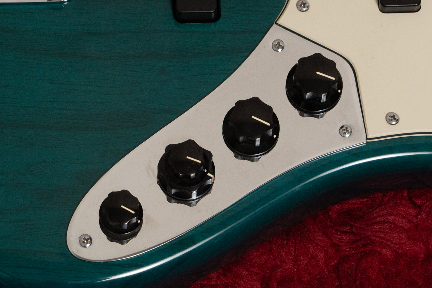 【used】Fender / American Deluxe Jazz Bass Teal Green Transparent 2002 3.670kg #DZ1148520【GIB Yokohama】