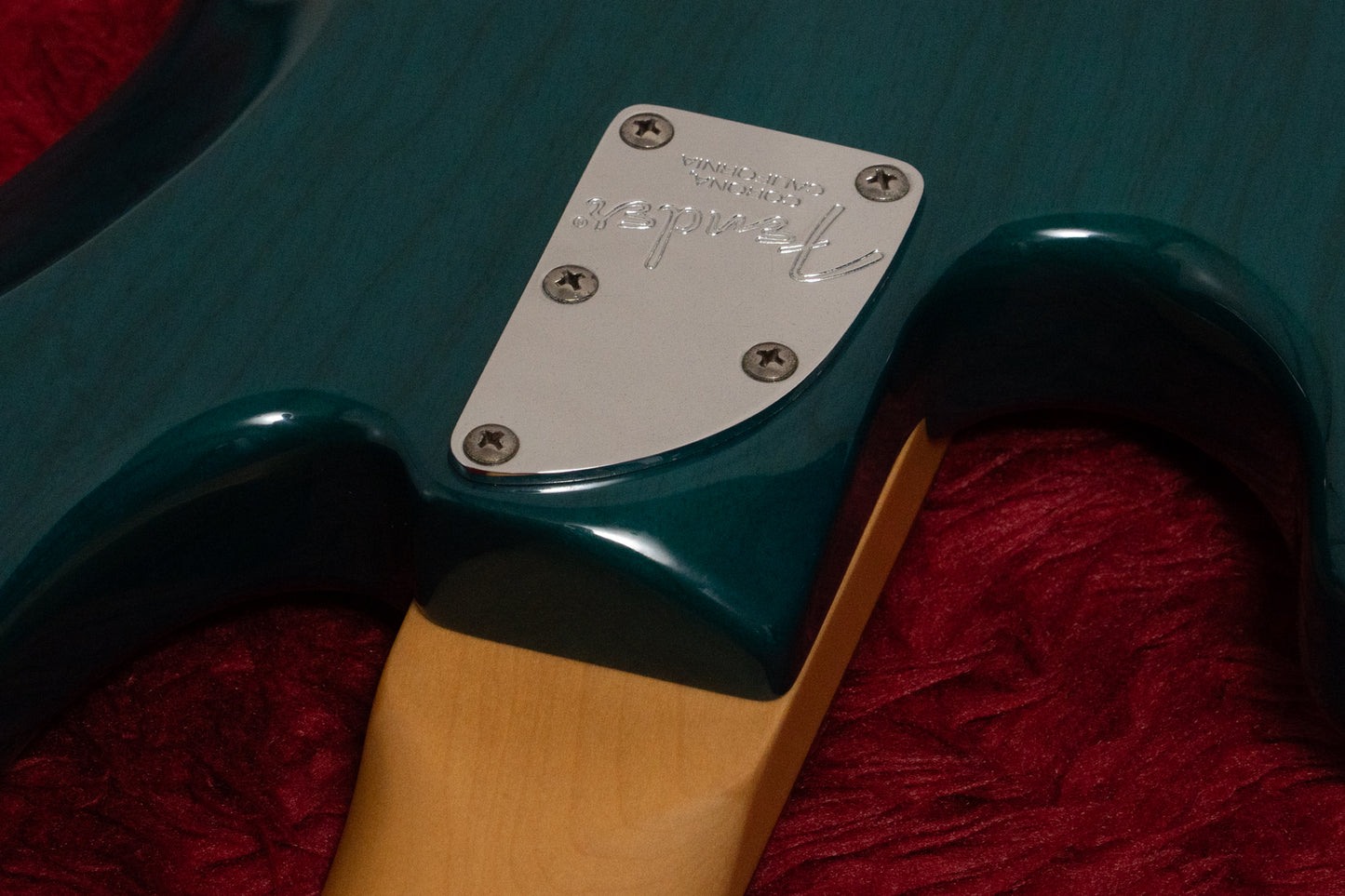 【used】Fender / American Deluxe Jazz Bass Teal Green Transparent 2002 3.670kg #DZ1148520【GIB Yokohama】