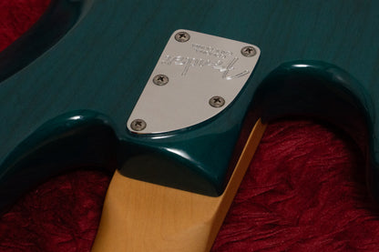 【used】Fender / American Deluxe Jazz Bass Teal Green Transparent 2002 3.670kg #DZ1148520【GIB Yokohama】