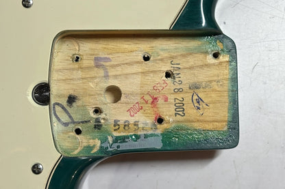 【used】Fender / American Deluxe Jazz Bass Teal Green Transparent 2002 3.670kg #DZ1148520【GIB Yokohama】