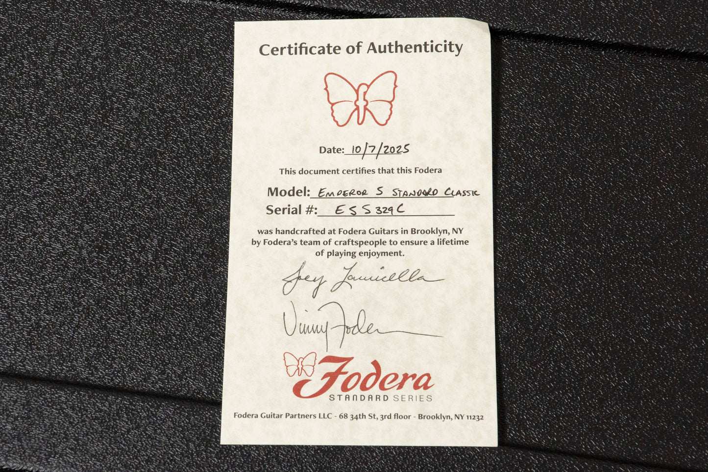 【used】Fodera / Emperor 5 Standard Classic Pelham Blue 2025 4.650kg #E583290【Consignment】【GIB Yokohama】