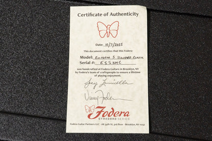 【used】Fodera / Emperor 5 Standard Classic Pelham Blue 2025 4.650kg #E583290【Consignment】【GIB Yokohama】