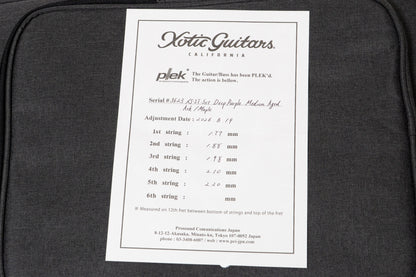 【new】Xotic / XJ-1T 5st Deep Purple Medium Aged 4.415kg #3623【GIB Yokohama】