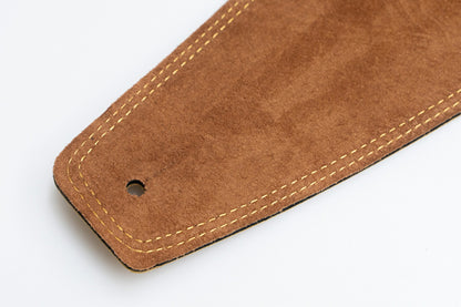 【new】Moody Straps / 4.0 Inch Camel/Tobacco Suede Standard Tail 【GIB Yokohama】