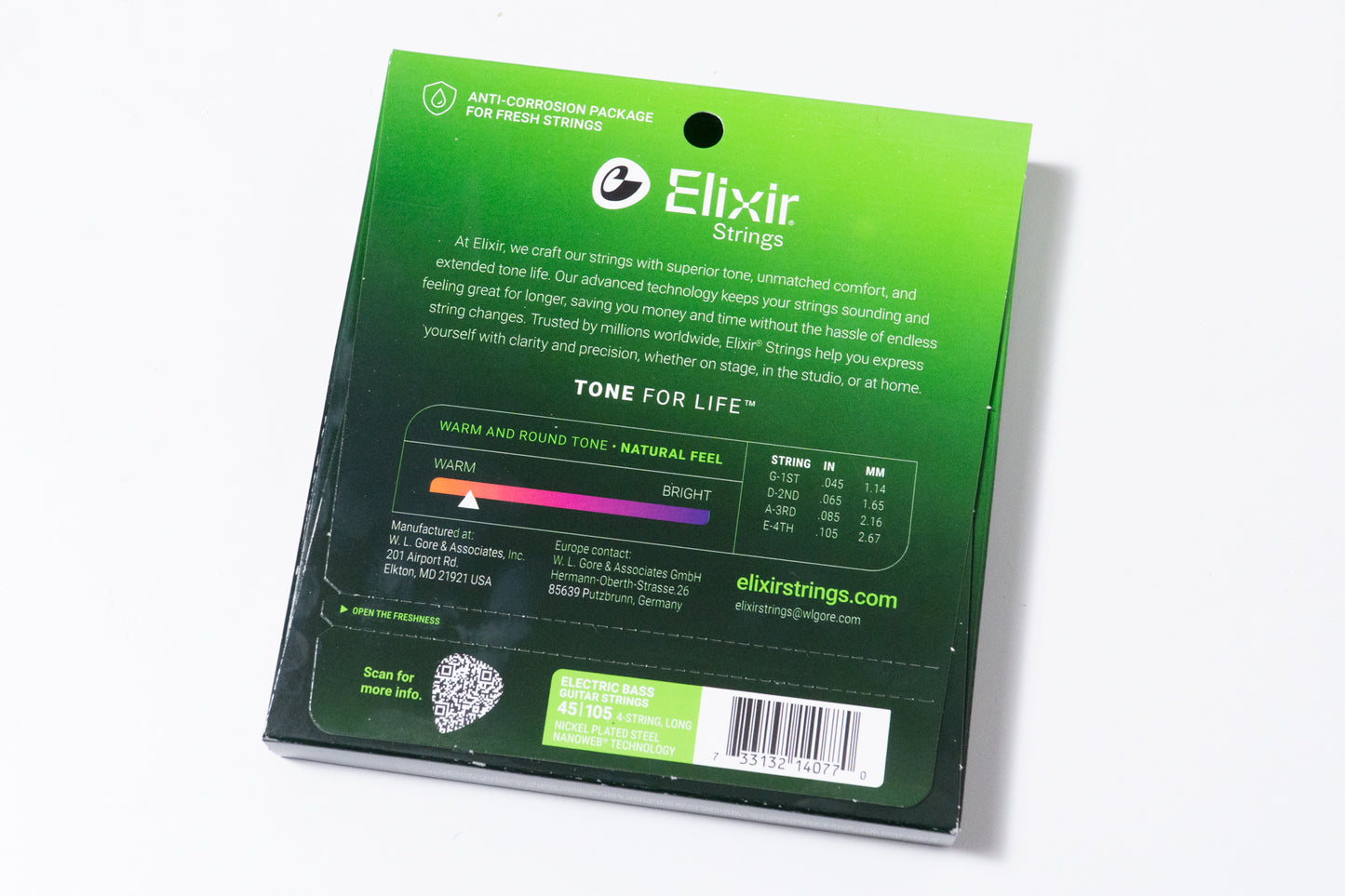 【new】Elixir / NANOWEB Light Medium / Long Scale / Nickel / 4st Bass / #14077 045-105【横浜店】