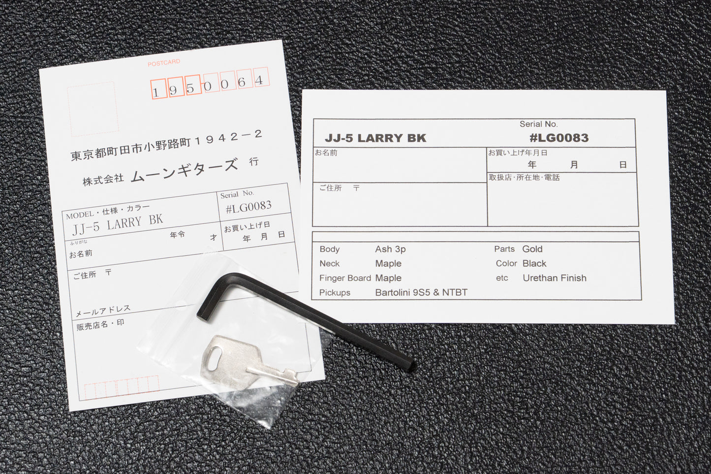 【new】moon / JJ-5 Larry Graham model BK 4.390kg #LG0083【GIB Yokohama】