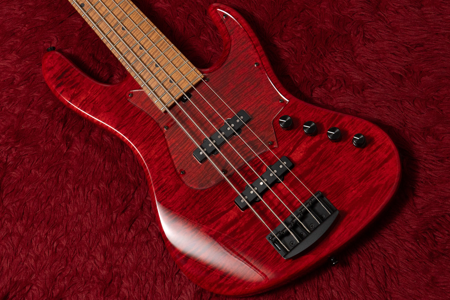 【new】Kikuchi Guitars / Custom 5st J Bass Trans Red 3.540kg #95【GIB Yokohama】