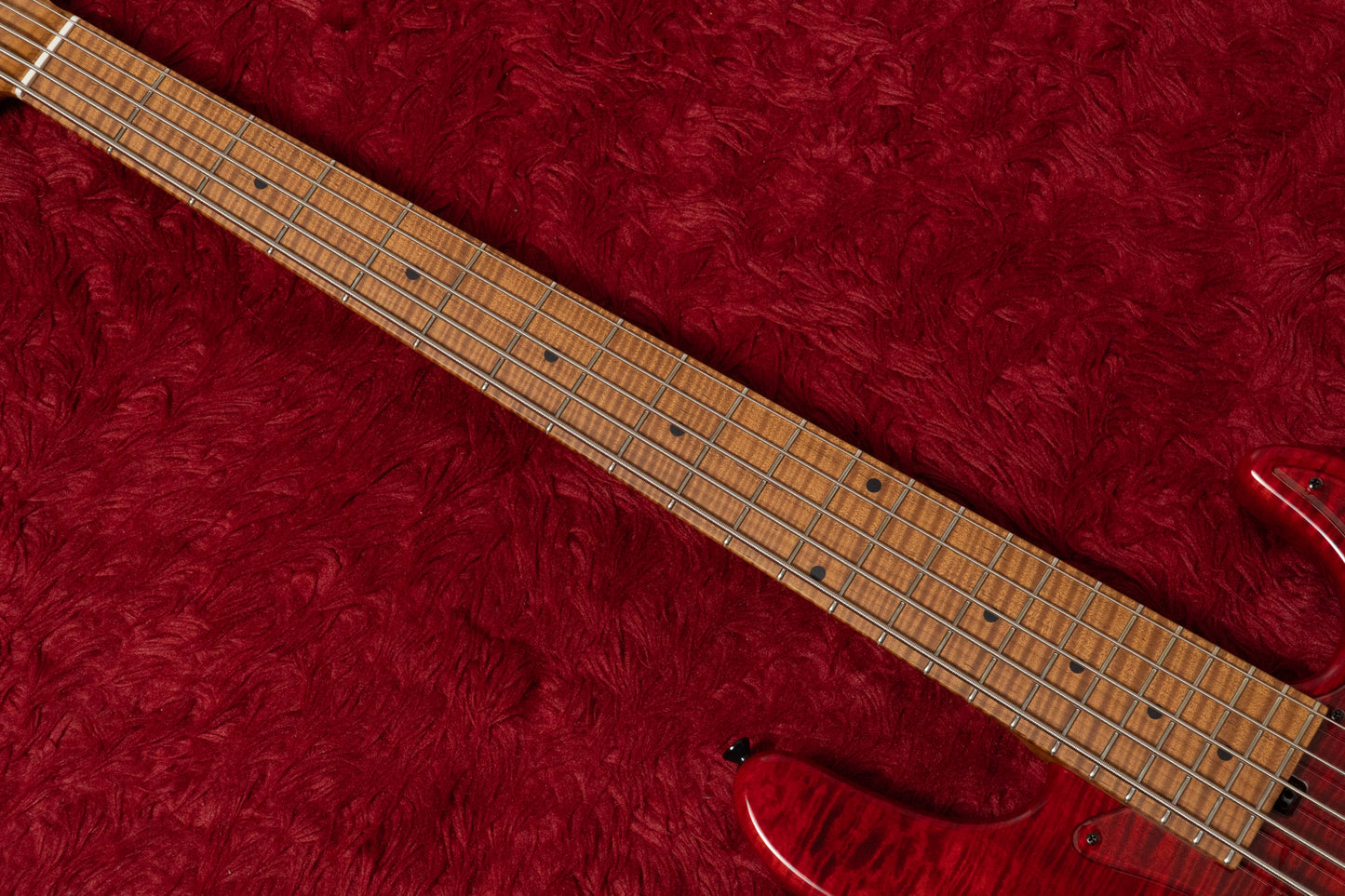 【new】Kikuchi Guitars / Custom 5st J Bass Trans Red 3.540kg #95【GIB Yokohama】