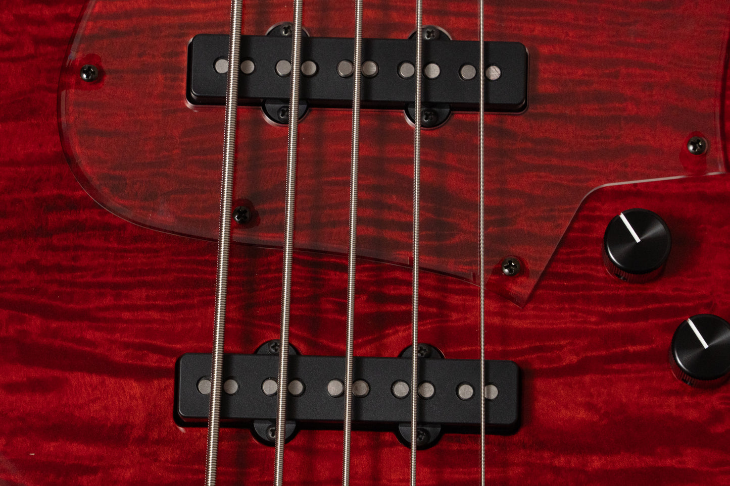 【new】Kikuchi Guitars / Custom 5st J Bass Trans Red 3.540kg #95【GIB Yokohama】