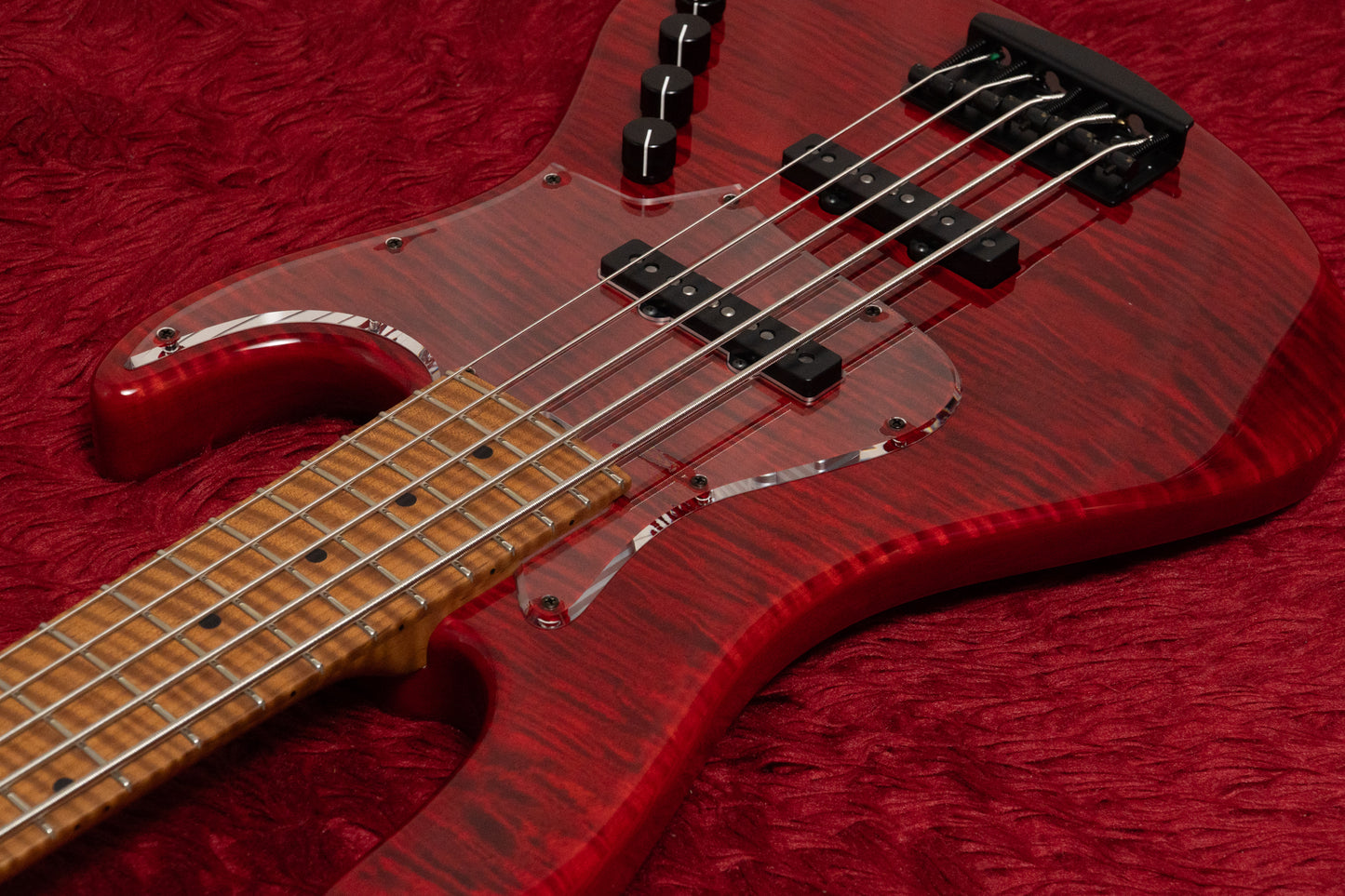 【new】Kikuchi Guitars / Custom 5st J Bass Trans Red 3.540kg #95【GIB Yokohama】