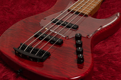 【new】Kikuchi Guitars / Custom 5st J Bass Trans Red 3.540kg #95【GIB Yokohama】