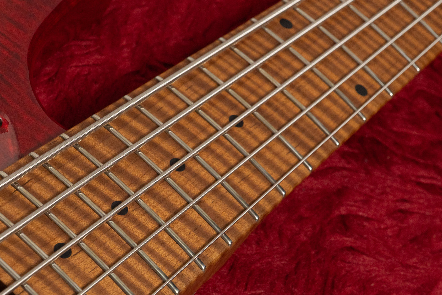 【new】Kikuchi Guitars / Custom 5st J Bass Trans Red 3.540kg #95【GIB Yokohama】