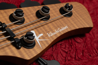 【new】Kikuchi Guitars / Custom 5st J Bass Trans Red 3.540kg #95【GIB Yokohama】