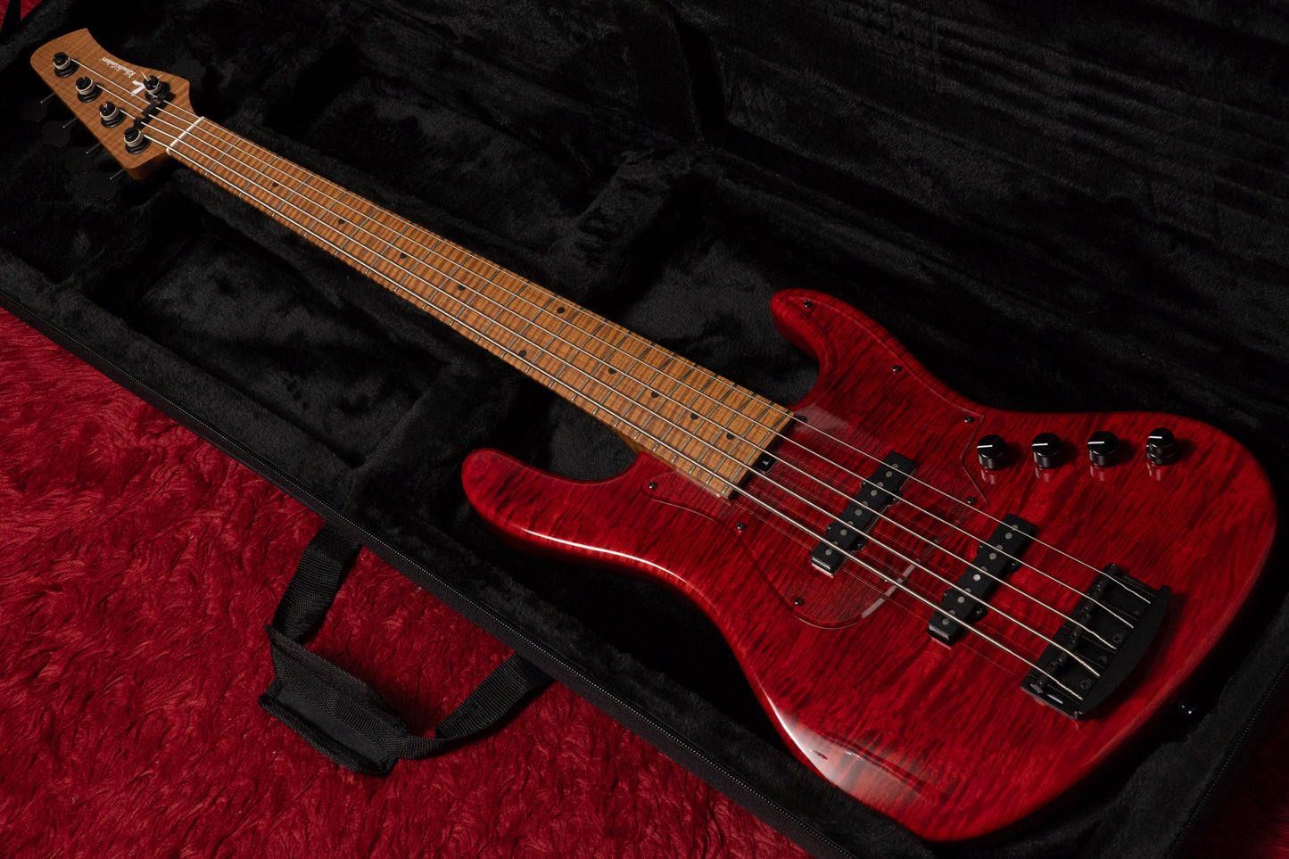 【new】Kikuchi Guitars / Custom 5st J Bass Trans Red 3.540kg #95【GIB Yokohama】