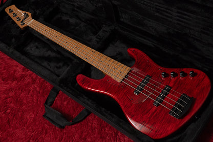【new】Kikuchi Guitars / Custom 5st J Bass Trans Red 3.540kg #95【GIB Yokohama】