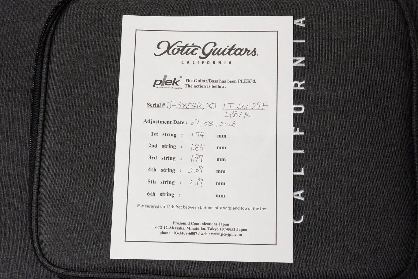 【new】Xotic / XJ-1T 5st 24F LPB Alder/R 4.570kg #3854【GIB Yokohama】