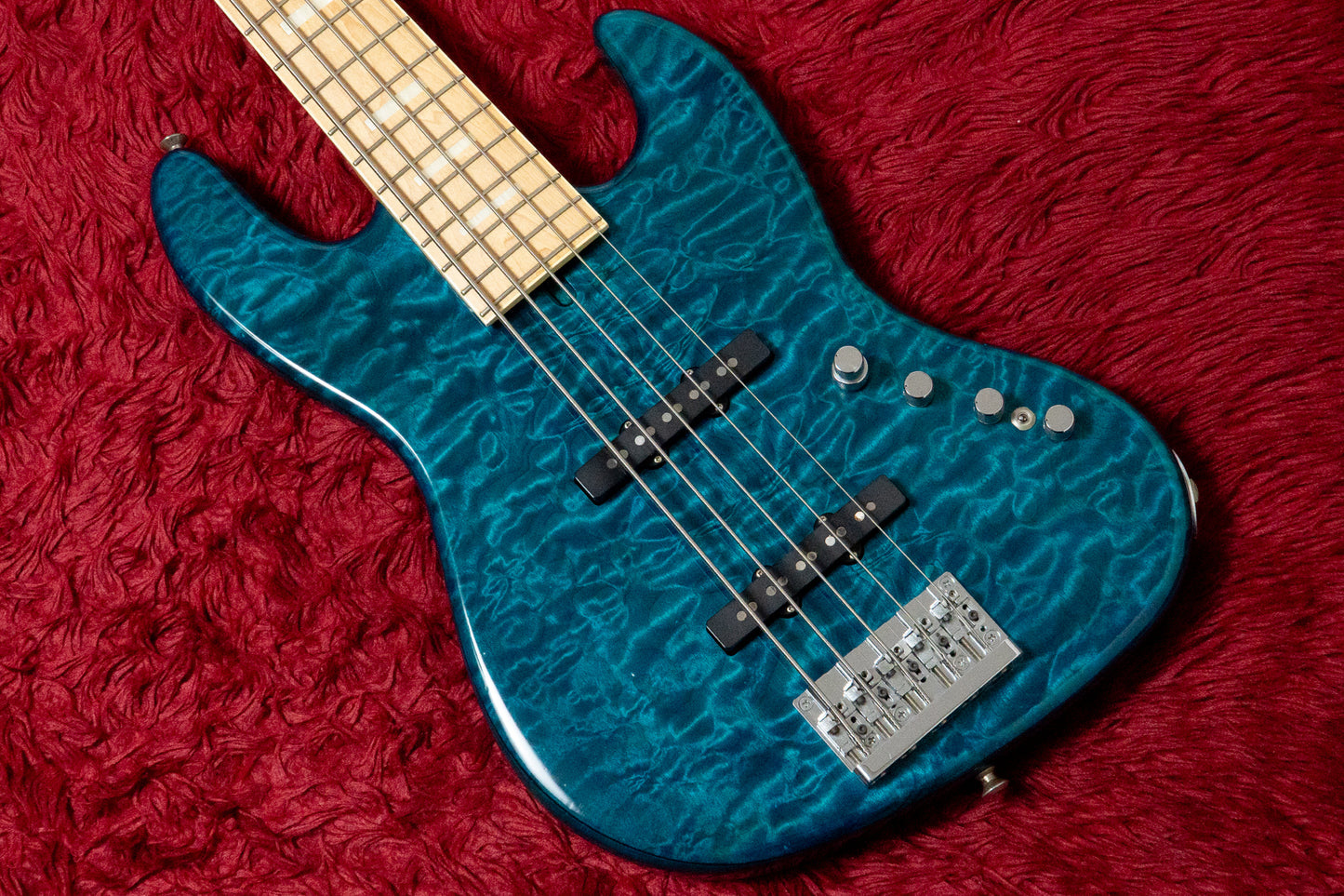 【used】Bottom Wave / MB-5 Deluxe 70 Ocean Blue Quilted Maple Top 4.475kg 【GIB Yokohama】