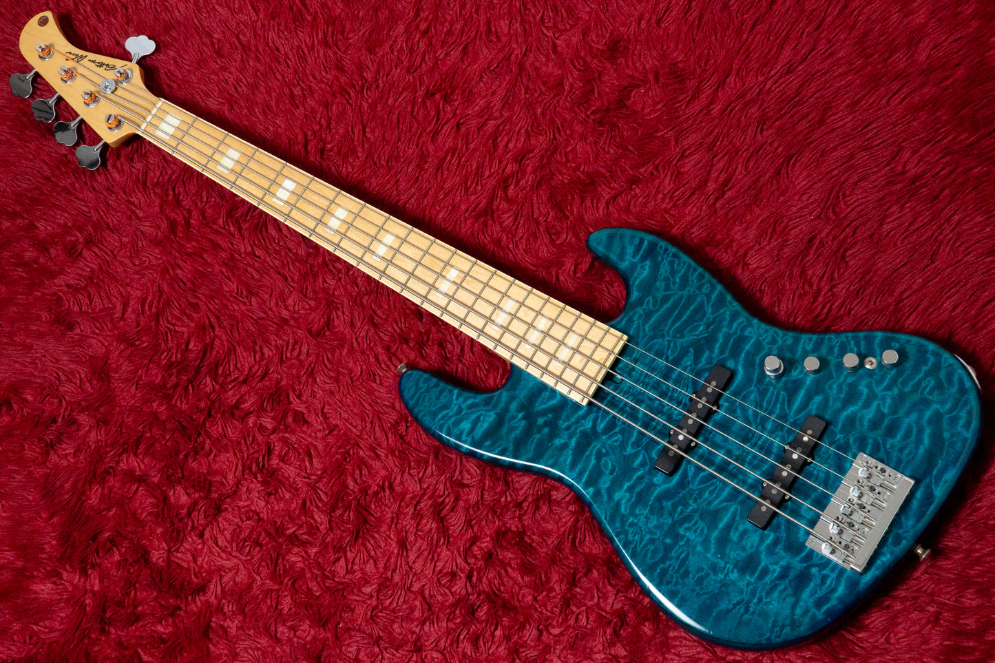 【used】Bottom Wave / MB-5 Deluxe 70 Ocean Blue Quilted Maple Top 4.475kg 【GIB Yokohama】