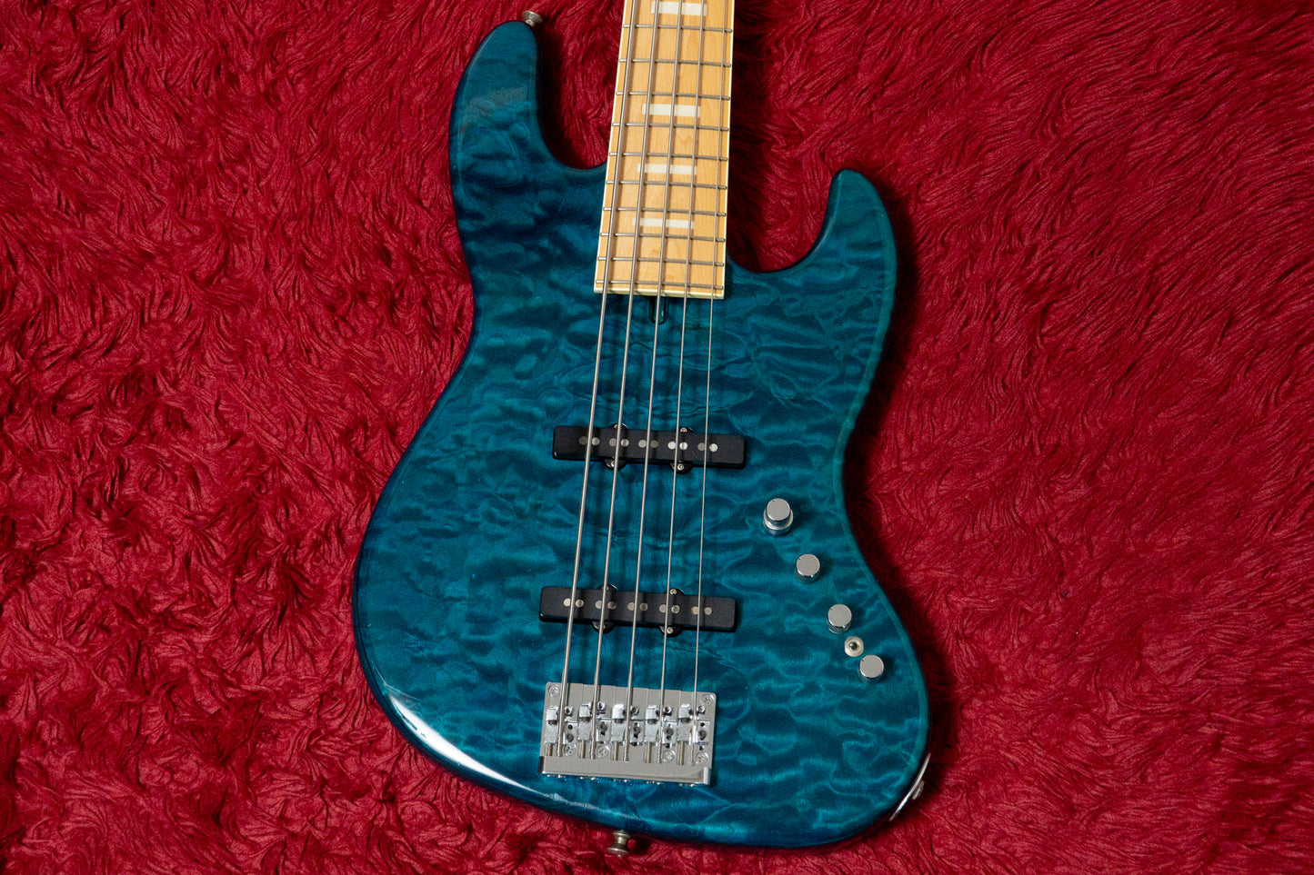 【used】Bottom Wave / MB-5 Deluxe 70 Ocean Blue Quilted Maple Top 4.475kg 【GIB Yokohama】