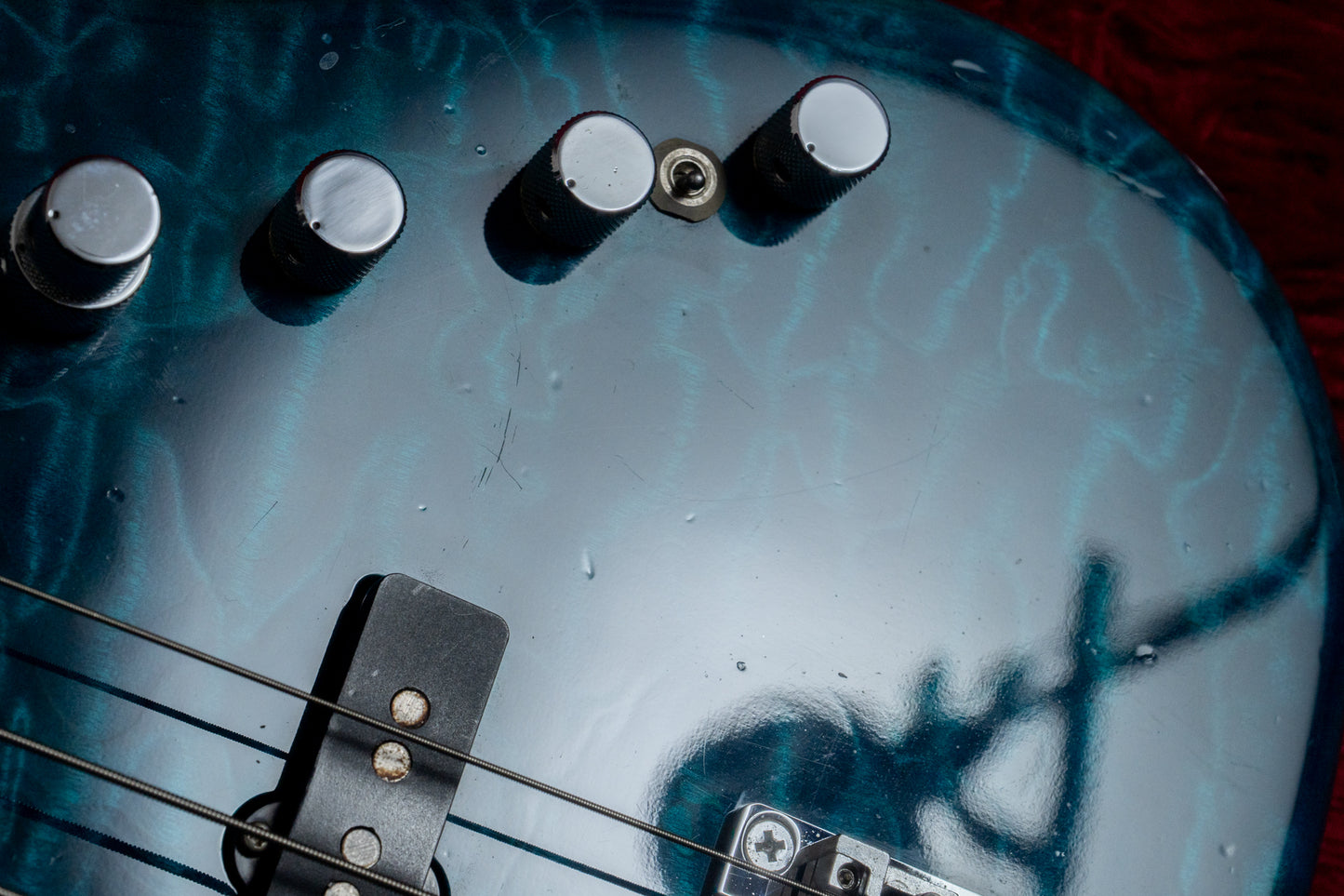 【used】Bottom Wave / MB-5 Deluxe 70 Ocean Blue Quilted Maple Top 4.475kg 【GIB Yokohama】