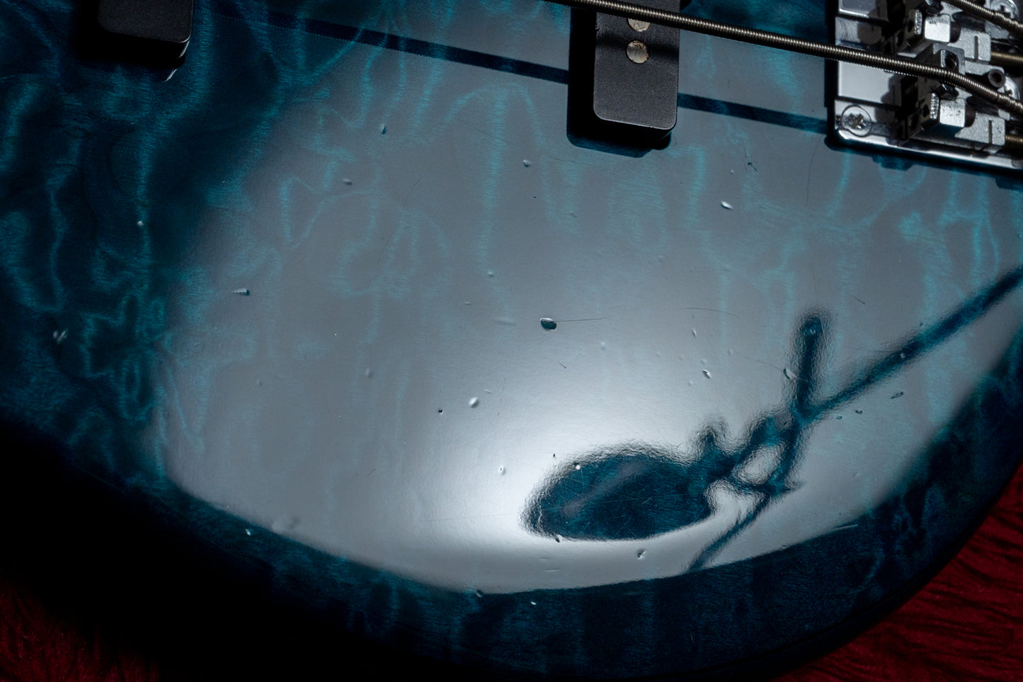 【used】Bottom Wave / MB-5 Deluxe 70 Ocean Blue Quilted Maple Top 4.475kg 【GIB Yokohama】