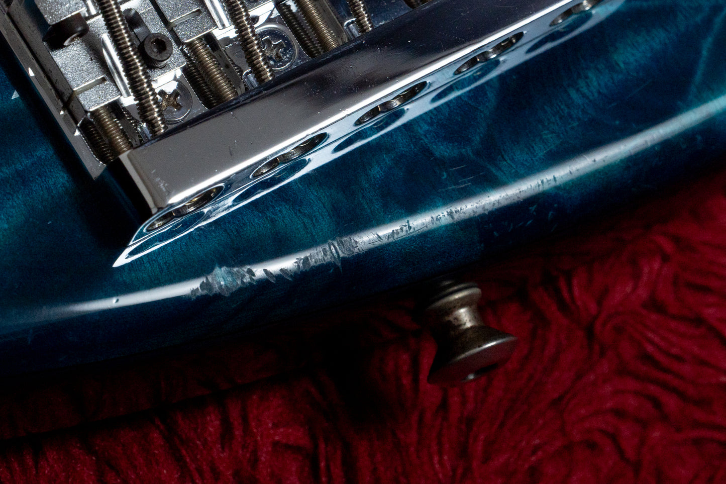 【used】Bottom Wave / MB-5 Deluxe 70 Ocean Blue Quilted Maple Top 4.475kg 【GIB Yokohama】