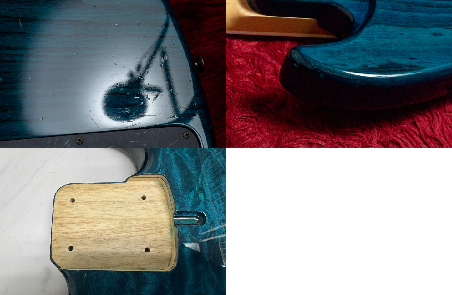 【used】Bottom Wave / MB-5 Deluxe 70 Ocean Blue Quilted Maple Top 4.475kg 【GIB Yokohama】