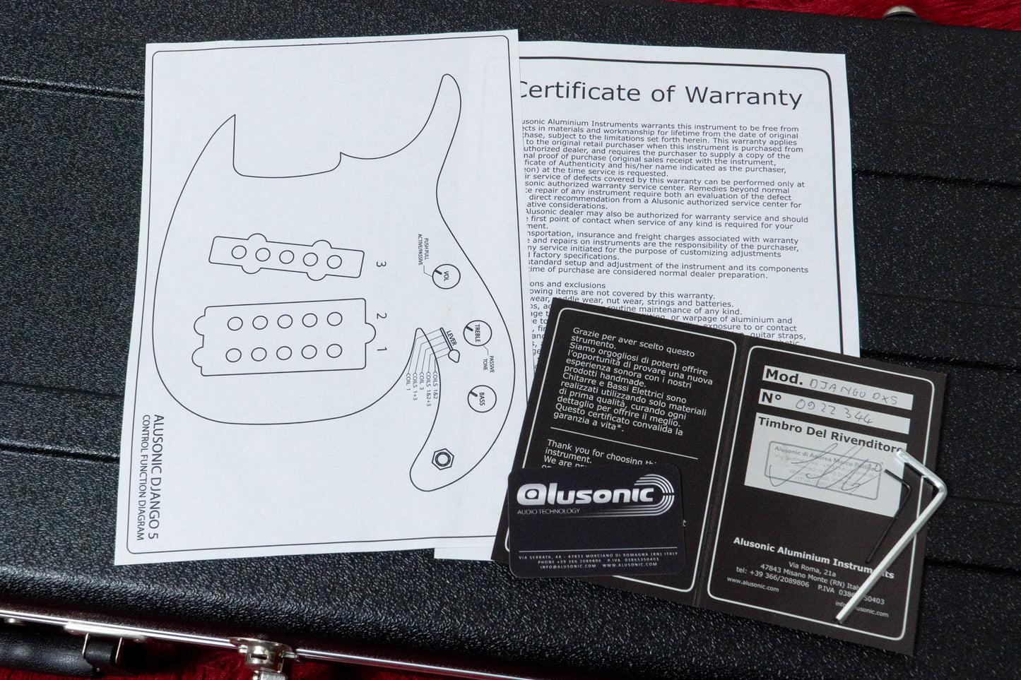 【used】Alusonic / Django Deluxe 5 White Raw 3.840kg #G92344【GIB Yokohama】