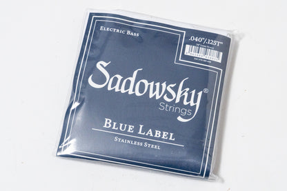 [New] Sadowsky / SBS40B Blue Stainless Steel Strings for 5 Strings [Yokohama Store]
