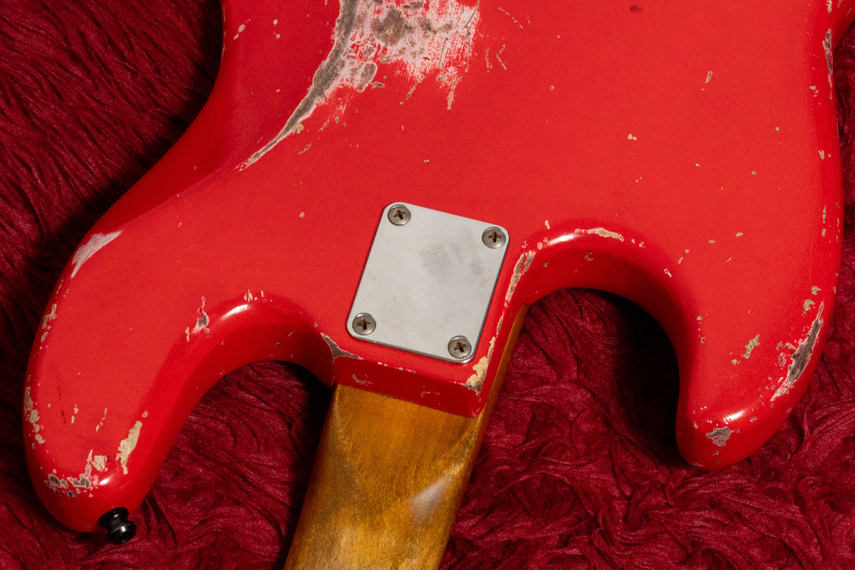 【used】No Brand / 60s Style JB WARMOTH Neck MJT Body Red Aged 3.860kg 【Consignment】【GIB Yokohama】