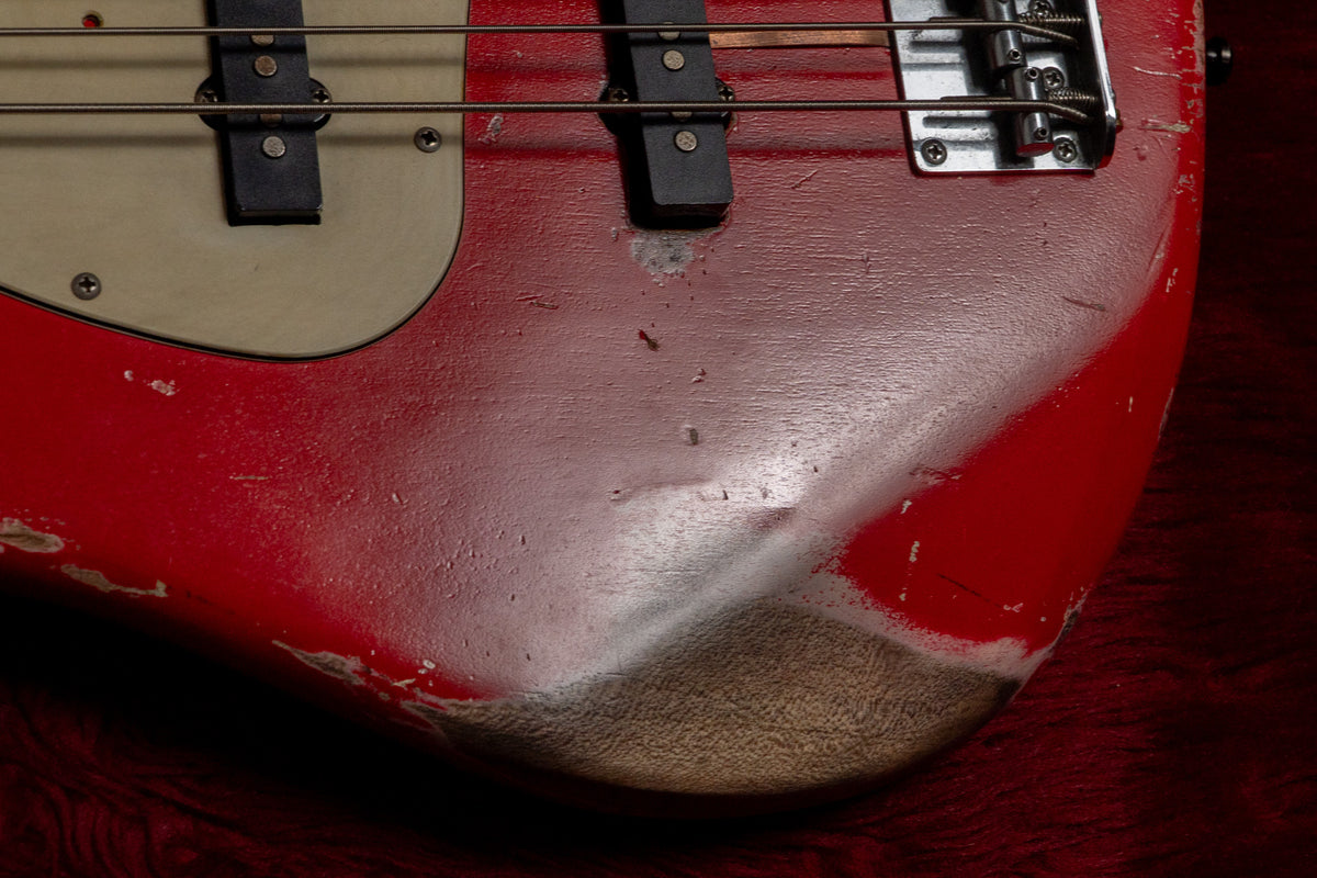 【used】No Brand / 60s Style JB WARMOTH Neck MJT Body Red Aged 3.860kg 【Consignment】【GIB Yokohama】