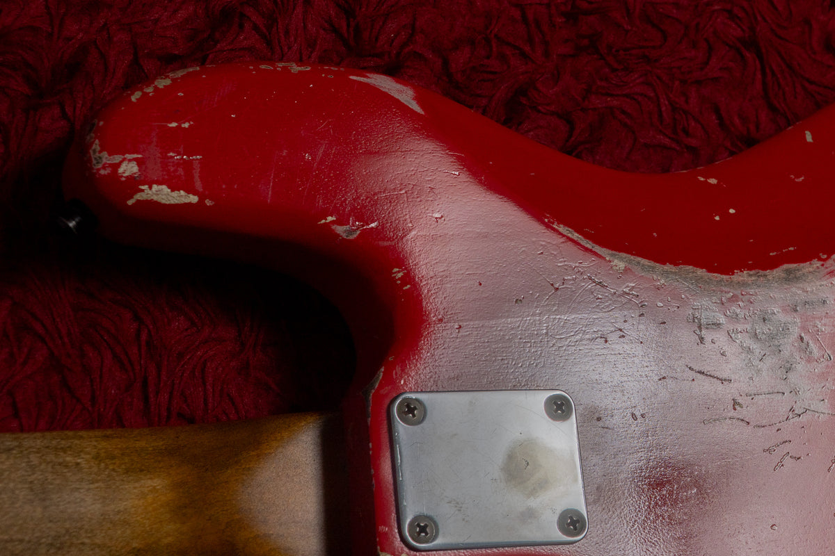 【used】No Brand / 60s Style JB WARMOTH Neck MJT Body Red Aged 3.860kg 【Consignment】【GIB Yokohama】
