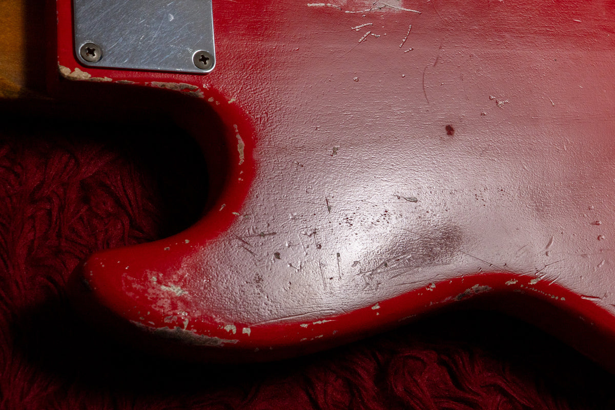 【used】No Brand / 60s Style JB WARMOTH Neck MJT Body Red Aged 3.860kg 【Consignment】【GIB Yokohama】