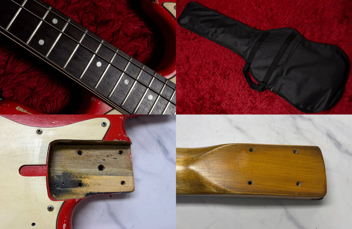 【used】No Brand / 60s Style JB WARMOTH Neck MJT Body Red Aged 3.860kg 【Consignment】【GIB Yokohama】
