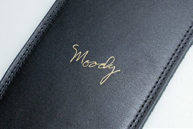 【new】Moody Straps / 4.0 Inch Black/Black Suede Standard Tail 【GIB Yokohama】