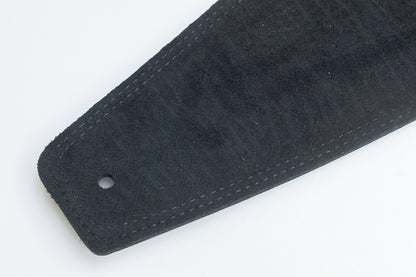 【new】Moody Straps / 4.0 Inch Black/Black Suede Standard Tail 【GIB Yokohama】