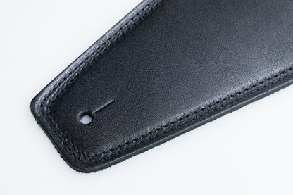 【new】Moody Straps / 4.0 Inch Black/Black Suede Standard Tail 【GIB Yokohama】