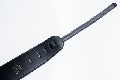 【new】Moody Straps / 4.0 Inch Black/Black Suede Standard Tail 【GIB Yokohama】