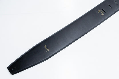 【new】Moody Straps / 4.0 Inch Black/Black Suede Standard Tail 【GIB Yokohama】