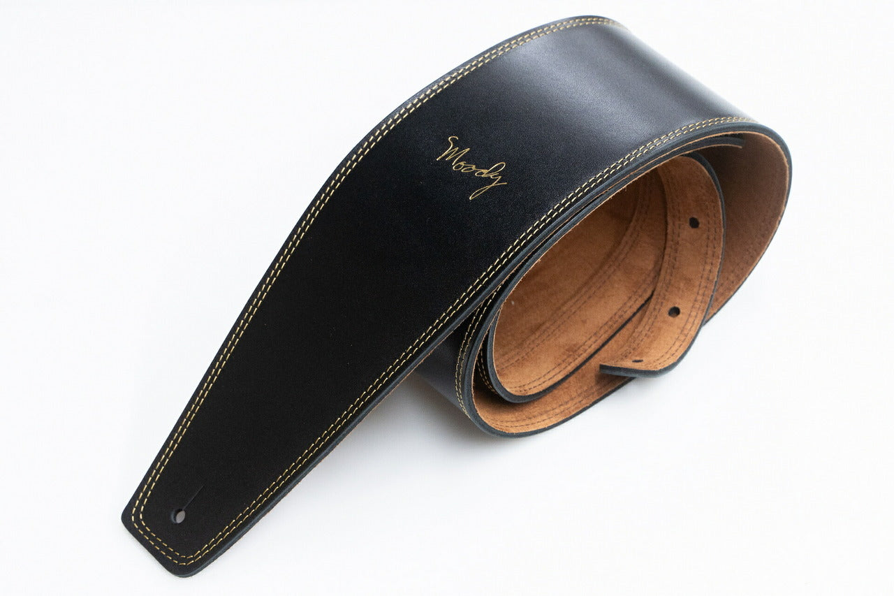 【new】Moody Straps / 4.0 Inch Black/Tobacco Suede Long Tail 【GIB Yokohama】