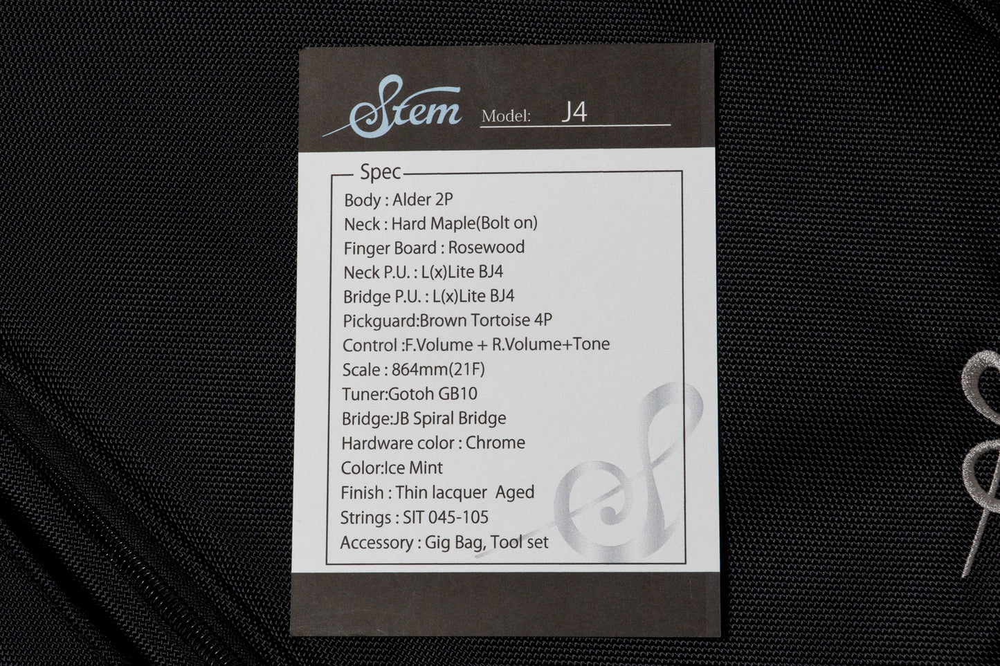 【new】Stem / Classic Style J4 IceMint Aged 3.995kg #0237【GIB Yokohama】