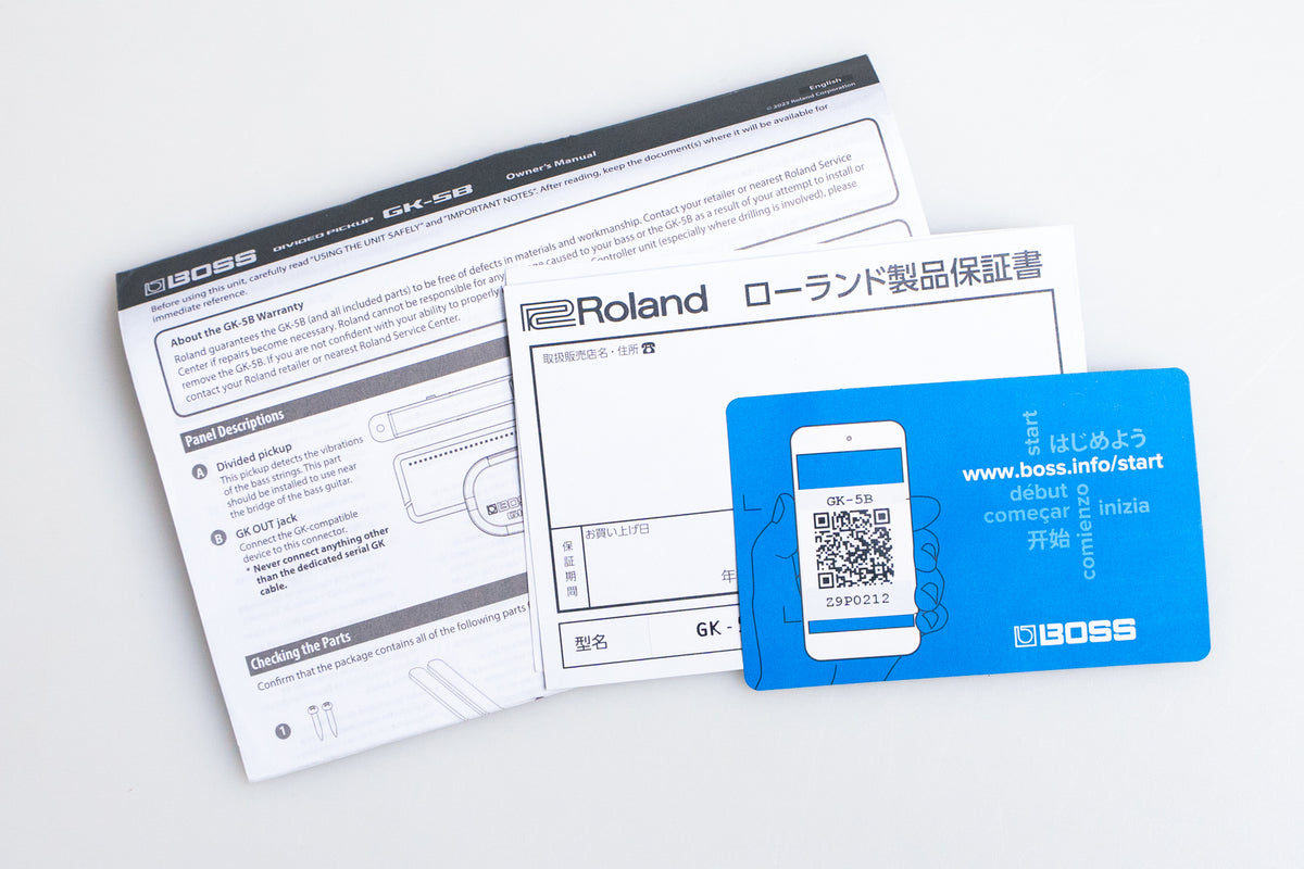 【used】Roland / GK-5B Divided Pickup for Bass【GIB Yokohama】