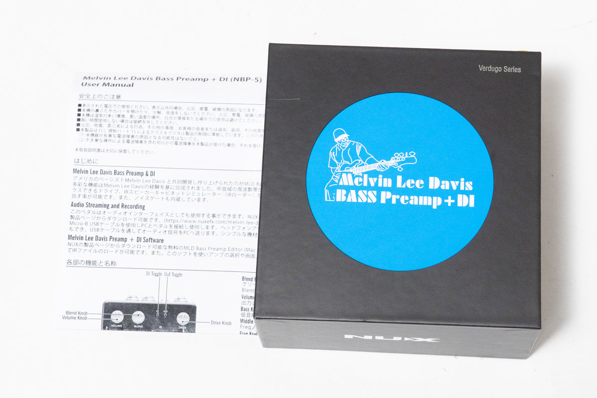【outlet】NUX / Melvin Lee Davis BASS Preamp+DI【GIB Yokohama】