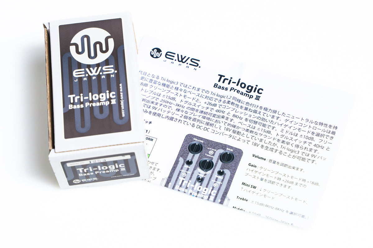 【used】E.W.S. / Tri-logic Bass Pre Amp 3【GIB Yokohama】
