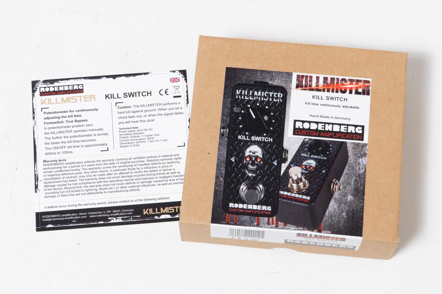 【new】RODENBERG / RODENBERG Killmister 2025 Auto Kill Switch【GIB Yokohama】
