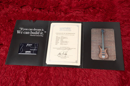 【used】Warwick / Pro series Corvette Standard Natural Transparent Satin 2021 5.370kg #GPS D 008958-21【GIB Yokohama】