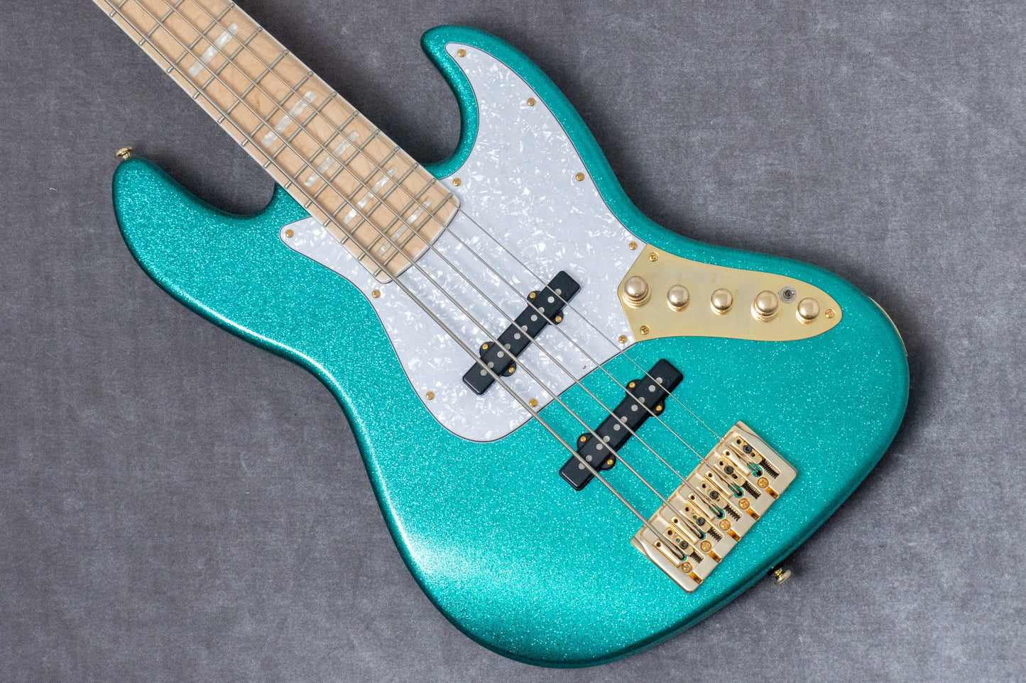 【new】Swing Guitars / Jazz Deluxe 5 Metallic Teal Green 4.92kg #26010045【GIB Hyogo】