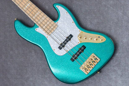 【new】Swing Guitars / Jazz Deluxe 5 Metallic Teal Green 4.92kg #26010045【GIB Hyogo】