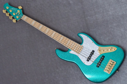 【new】Swing Guitars / Jazz Deluxe 5 Metallic Teal Green 4.92kg #26010045【GIB Hyogo】
