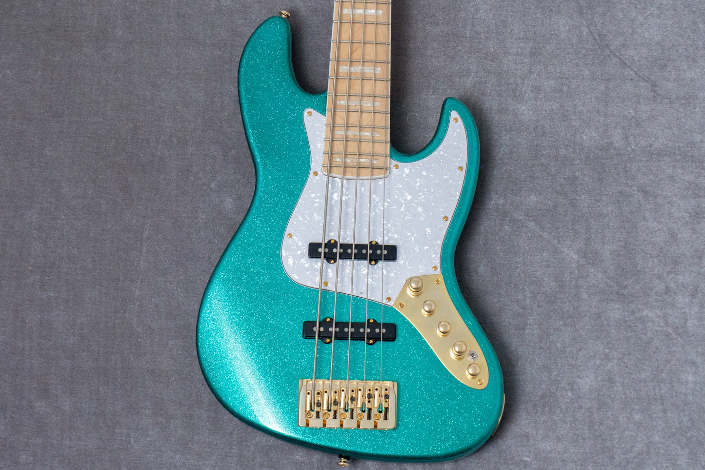 【new】Swing Guitars / Jazz Deluxe 5 Metallic Teal Green 4.92kg #26010045【GIB Hyogo】